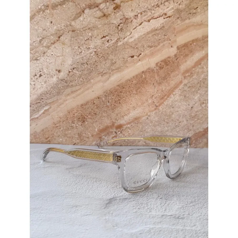 NEW Gucci GG2066O Transparent Clear Cat Eye Eyeglasses Frames